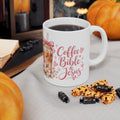 Pink Floral Bow Ceramic Mug – Romantic Coffee & Tea Gift