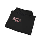 Pink Floral Cross Hoodie — "Made by Karla" Faith Pullover