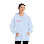 Pink Floral Cross Hoodie — "Made by Karla" Faith Pullover