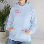 Pink Floral Cross Hoodie — "Made by Karla" Faith Pullover