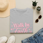 Faith Graphic T-Shirt — "Walk by Faith" Inspirational Christian Tee