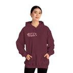 Pink Floral Cross Hoodie — "Made by Karla" Faith Pullover