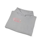 Pink Floral Cross Hoodie — "Made by Karla" Faith Pullover