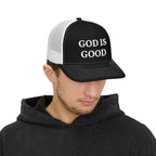 God Is Good Snapback Trucker Cap — Christian Faith Baseball Hat
