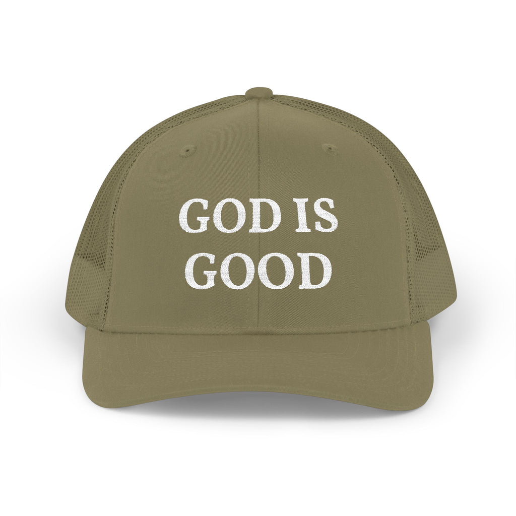 God Is Good Snapback Trucker Cap — Christian Faith Baseball Hat