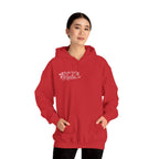 Pink Floral Cross Hoodie — "Made by Karla" Faith Pullover