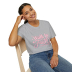 Faith Graphic T-Shirt — "Walk by Faith" Inspirational Christian Tee