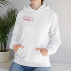 Pink Floral Cross Hoodie — "Made by Karla" Faith Pullover