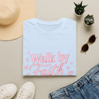 Faith Graphic T-Shirt — "Walk by Faith" Inspirational Christian Tee