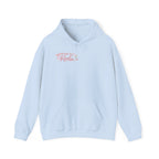 Pink Floral Cross Hoodie — "Made by Karla" Faith Pullover