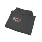 Pink Floral Cross Hoodie — "Made by Karla" Faith Pullover