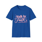 Faith Graphic T-Shirt — "Walk by Faith" Inspirational Christian Tee