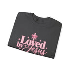Loved by Jesus Christian Crewneck Sweatshirt