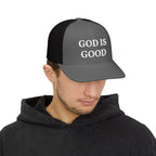 God Is Good Snapback Trucker Cap — Christian Faith Baseball Hat