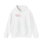 Pink Floral Cross Hoodie — "Made by Karla" Faith Pullover