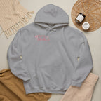 Pink Floral Cross Hoodie — "Made by Karla" Faith Pullover
