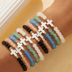 Faith Cross Beaded Bracelet✝️